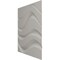 Ekena Millwork 19 5/8in. W x 19 5/8in. H Wave EnduraWall Decorative 3D Wall Panel Covers 2.67 Sq. Ft. WP20X20WVGBW - alternate 6